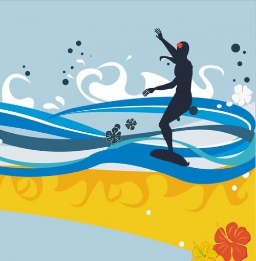 Divine Feminine Surfer